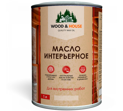 Заказать МАСЛО ИНТЕРЬЕРНОЕ WOOD & HOUSE в Одинцово, Московская область
